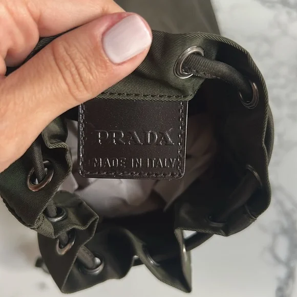 Prada Pouch in Dark Green - Picture 6 of 7